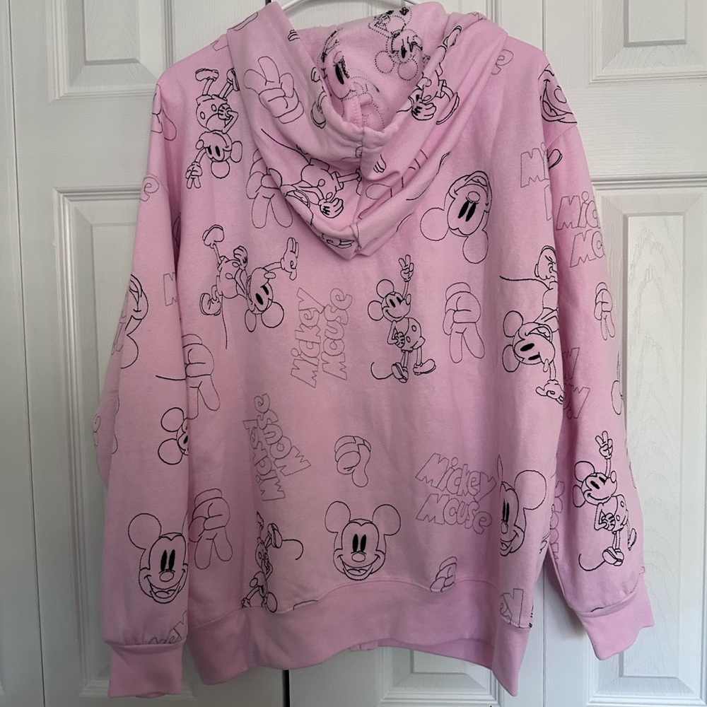 Disney Pink Mickey Mouse Hoodie - Picture 7 of 9